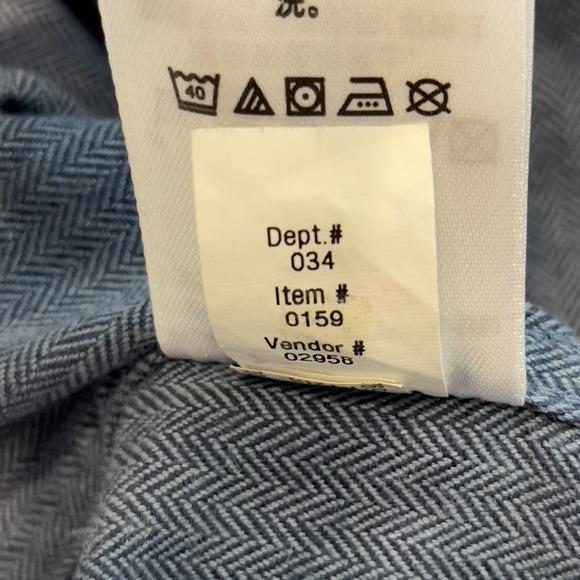 Eddie Bauer Mens Large Long Sleeve Button Down Shirt Gray Cotton - Picture 9 of 13